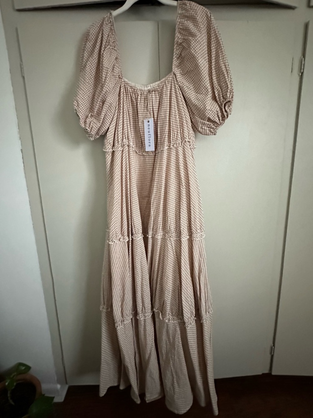 NWT Neuflora Gingham Dress